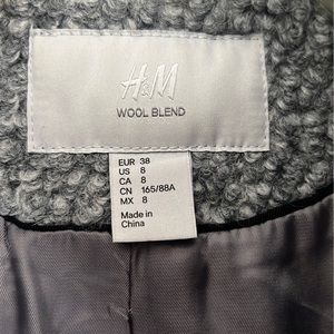 Wool blend French coat gently used size 8